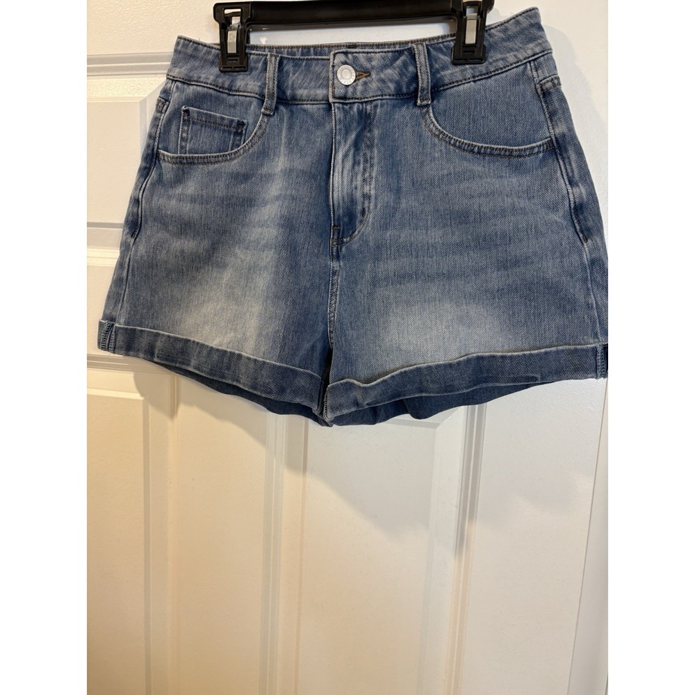 Halara Flex Mid rise Denim Casual Shorts, Small